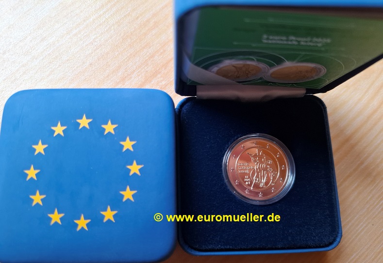 Belgien 2 Euro Gedenkmünze 2025...Lotterie...PP   