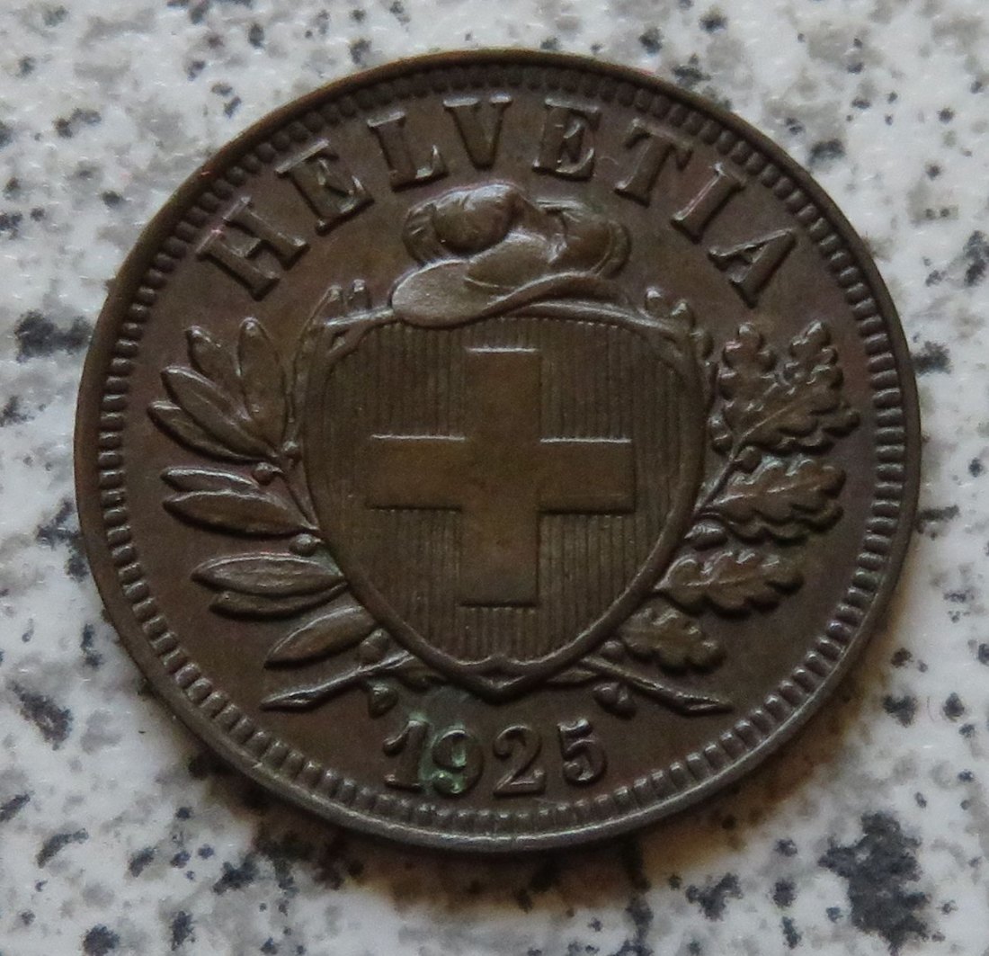  Schweiz 2 Rappen 1925   