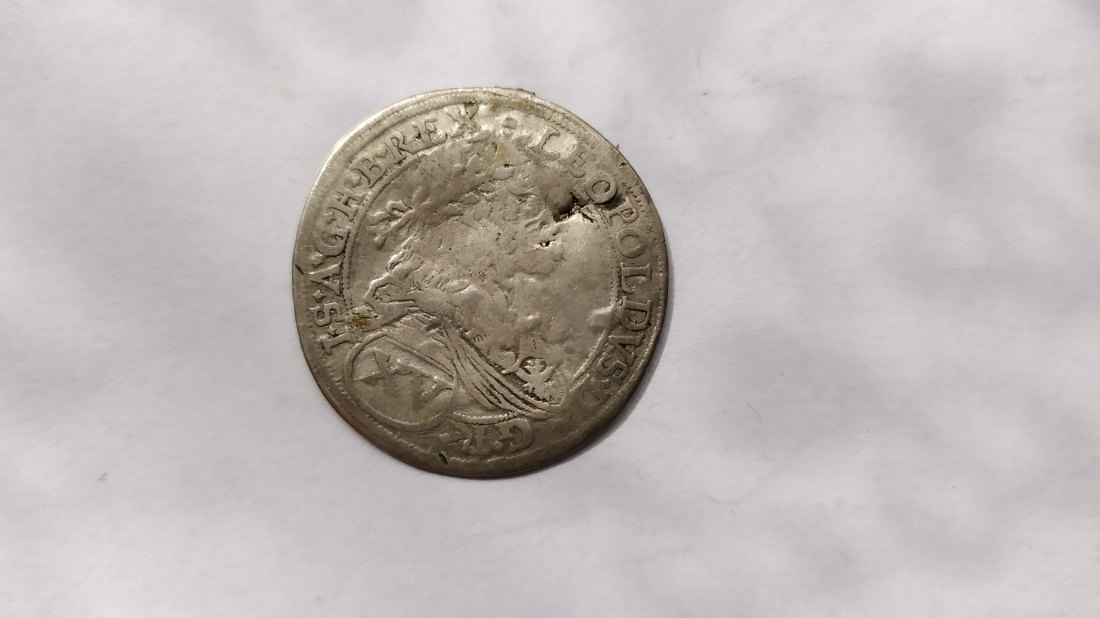 Austria.Habsburg.Leopold 1. 15 Kreuzer 1674.Silver