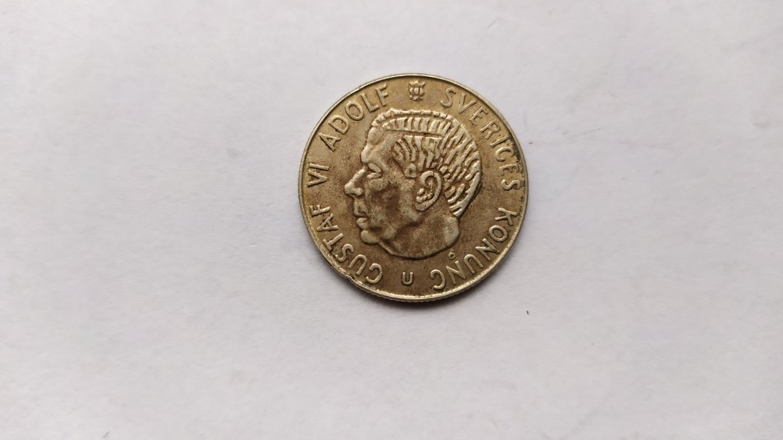 Sweden.1 Krona 1961.Silver 400