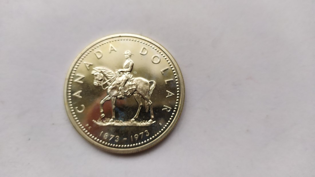  Canada.1 Dollar 1973-Cpecimen.Silver 500.UNC   