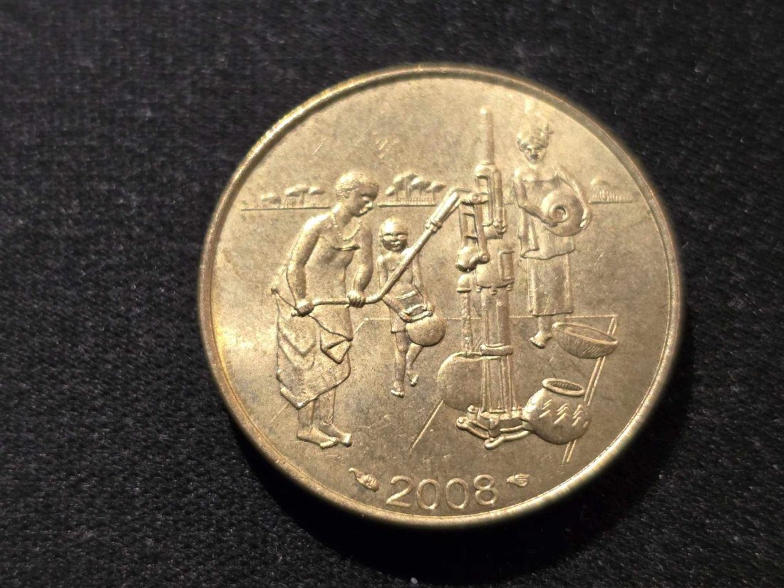  Westafrikanische Staaten 10 Franc 2008 VZ   