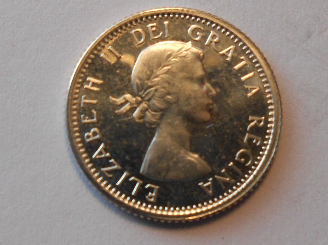  Kanada Silber 10 Cent 1964 (800 Silber)   