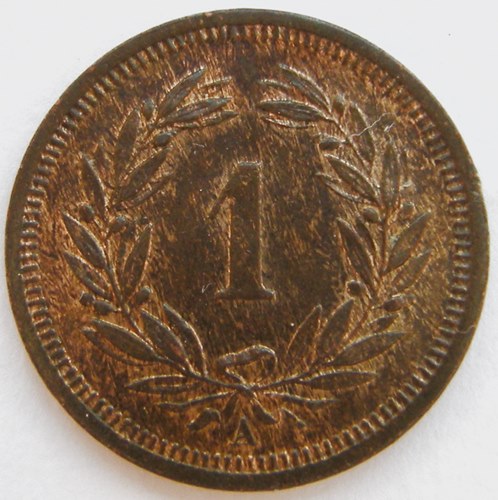  Schweiz 1 Rappen1850 A   