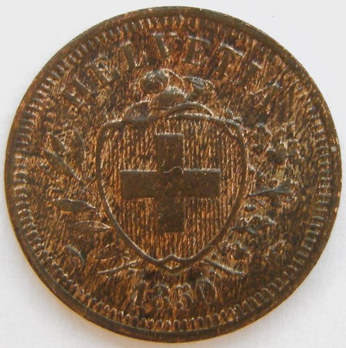  Schweiz 1 Rappen1850 A   