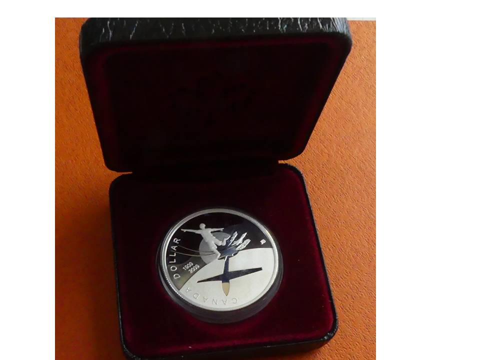  Kanada 1 Dollar Silber 100 Jahre Luftfahrt 2009 (Polierte Platte / PP / Kapsel)   