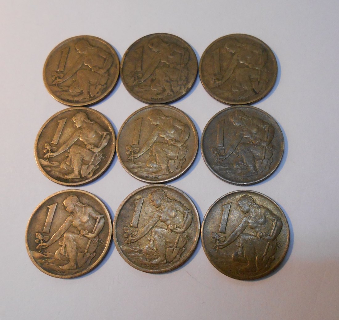  M.227. Tschechoslowakei 9er Lot   