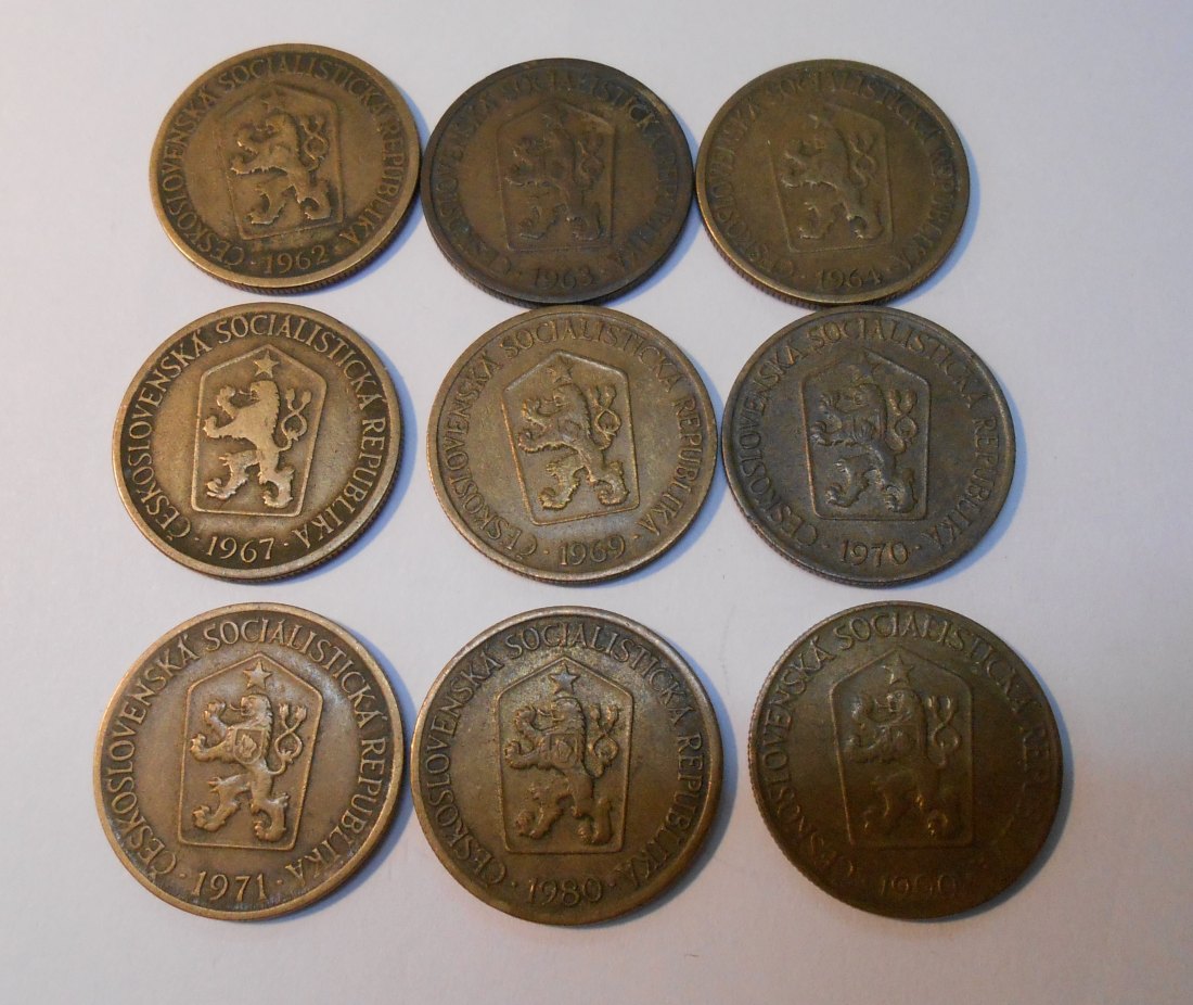  M.227. Tschechoslowakei 9er Lot   