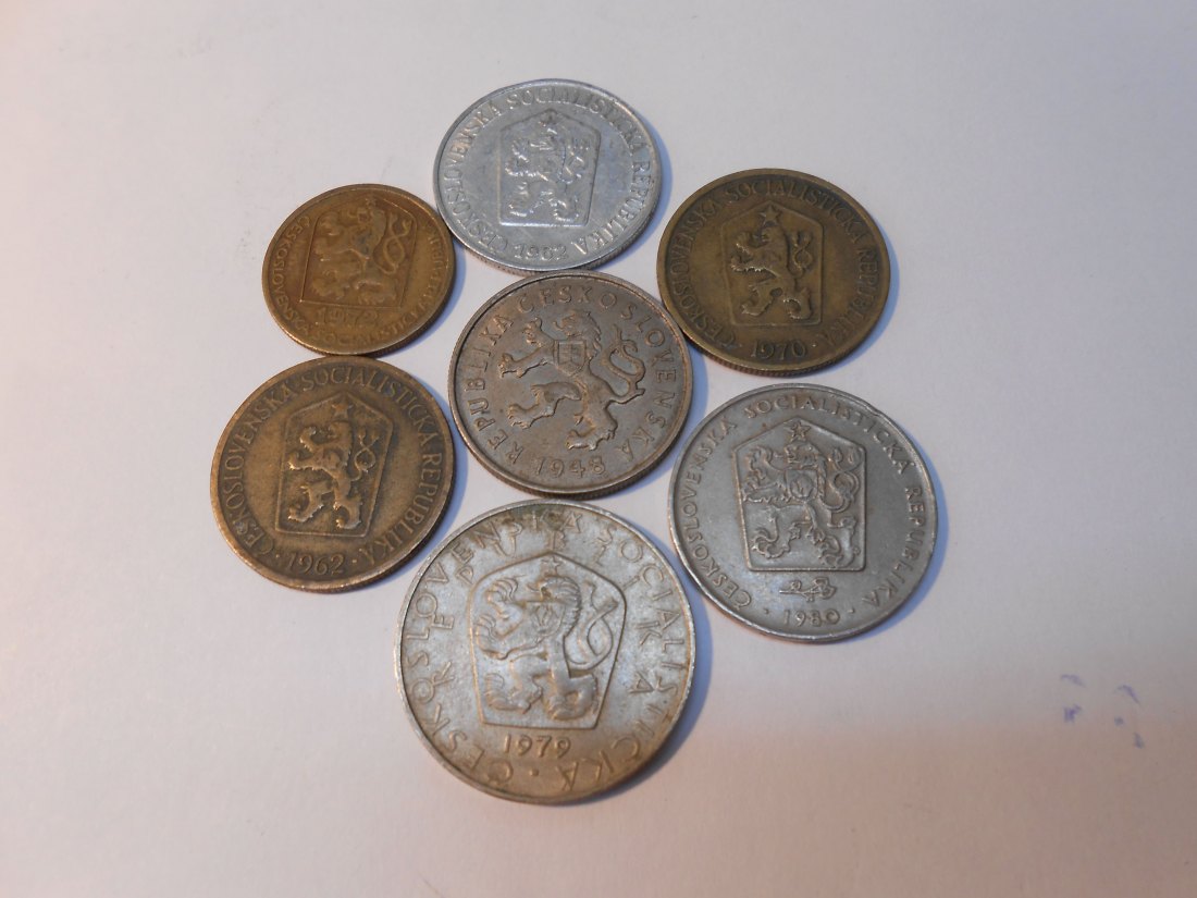  M.229. Tschechoslowakei 7er Lot   
