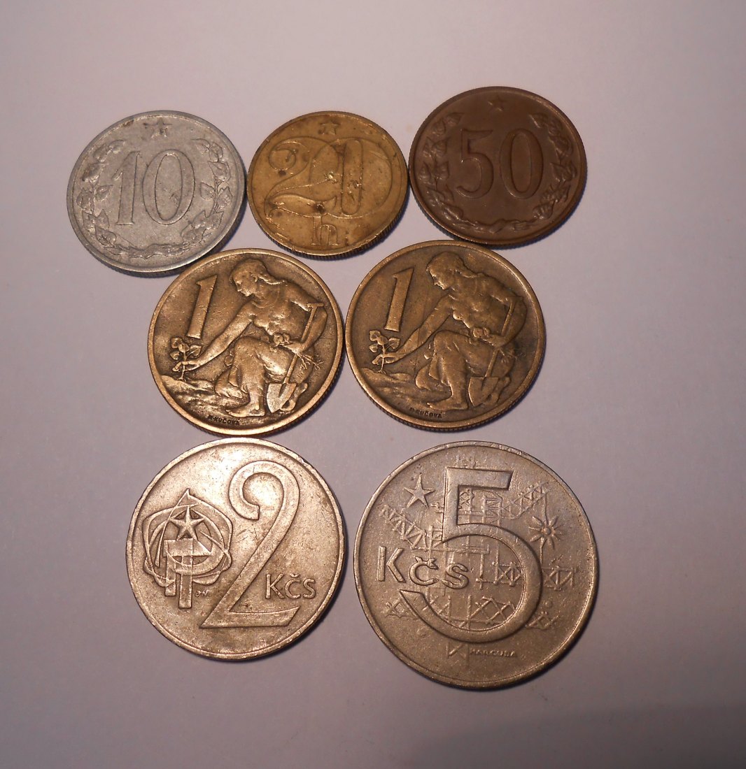  M.232. Tschechoslowakei 7er Lot   
