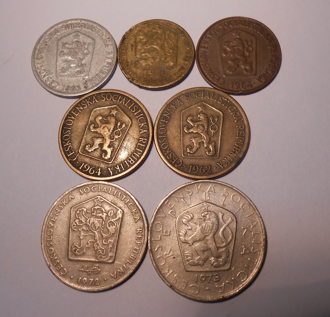  M.232. Tschechoslowakei 7er Lot   