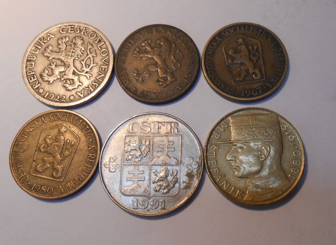  M.235. Tschechoslowakei/ČSFR 6er Lot   