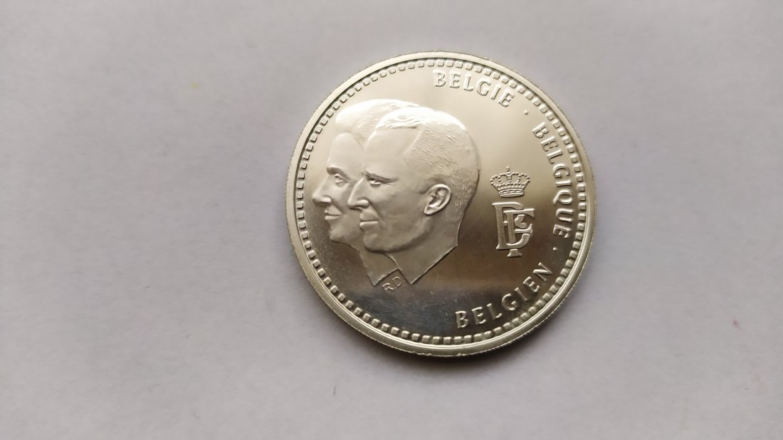 Belgian 250 Franks 1996.Silver 925.PROOF