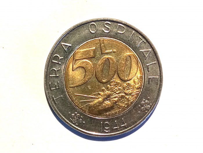 San Marino 500 Lire 1991