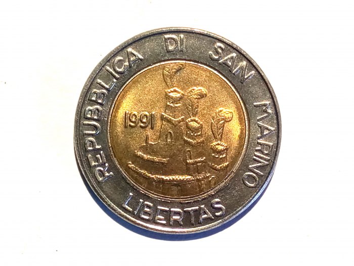  San Marino 500 Lire 1991   