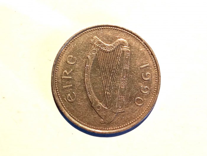  Irland 1 Shilling 1990 vz   