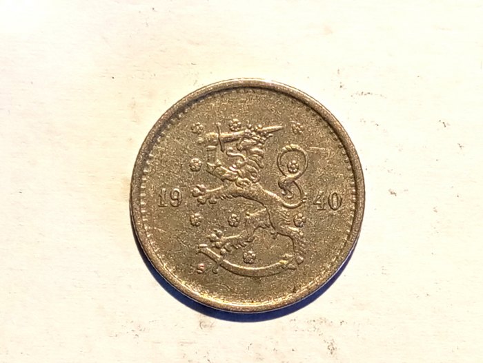 Finnland 50 Penniä 1940 ss-vz   