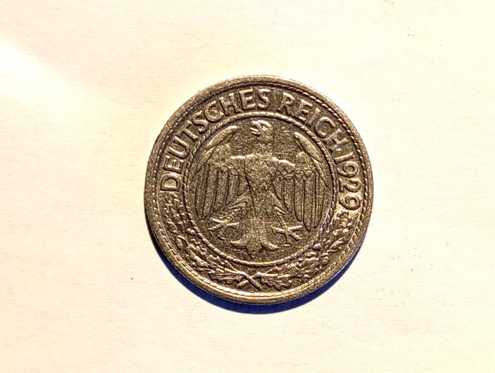  Deutsches Reich Weimar 50 Pfg. 1929 A vz   