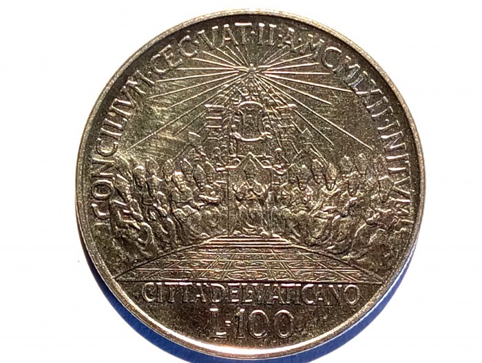  Vatican Stadt 100 Lire 1962 St.   