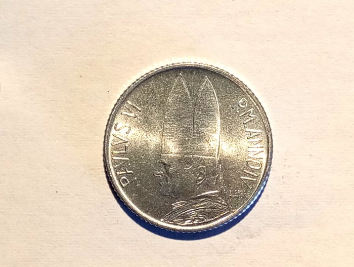 Vatican Stadt 2 Lire 1966 St.