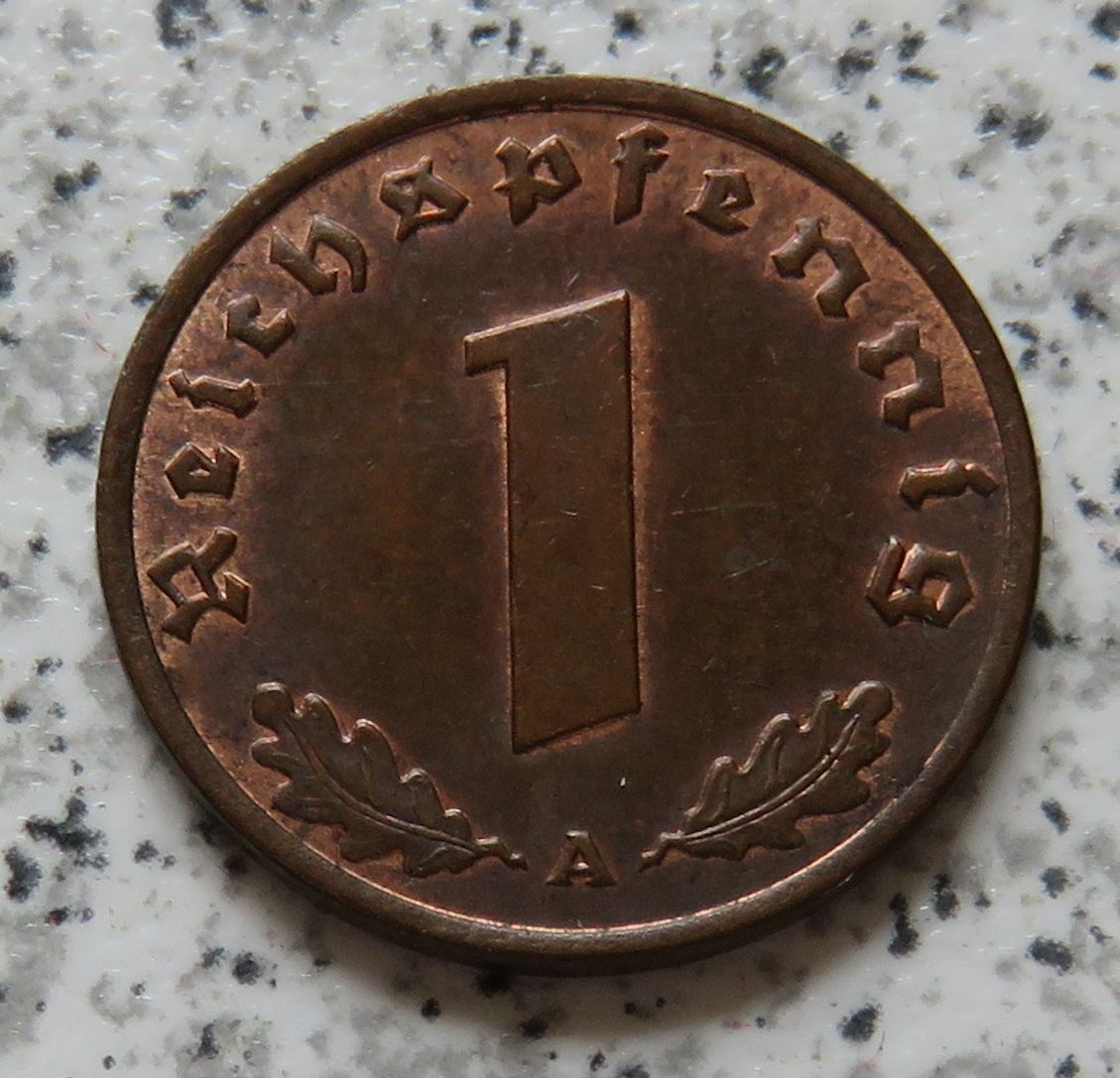  Drittes Reich 1 Pfennig 1937 A   