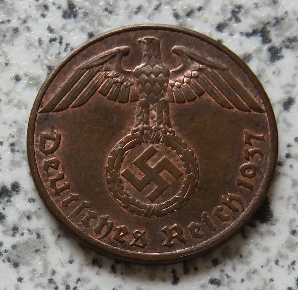  Drittes Reich 1 Pfennig 1937 A   