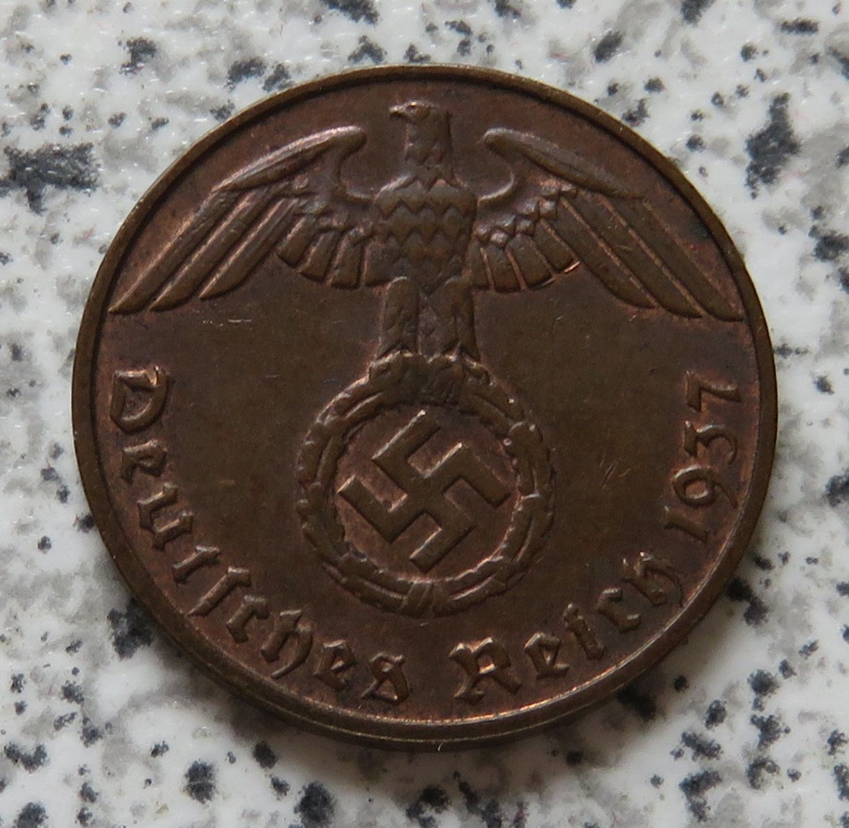  Drittes Reich 1 Pfennig 1937 D   