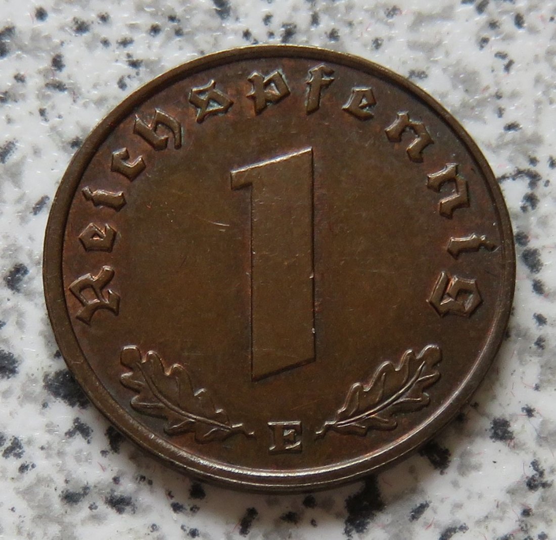  Drittes Reich 1 Pfennig 1937 E   