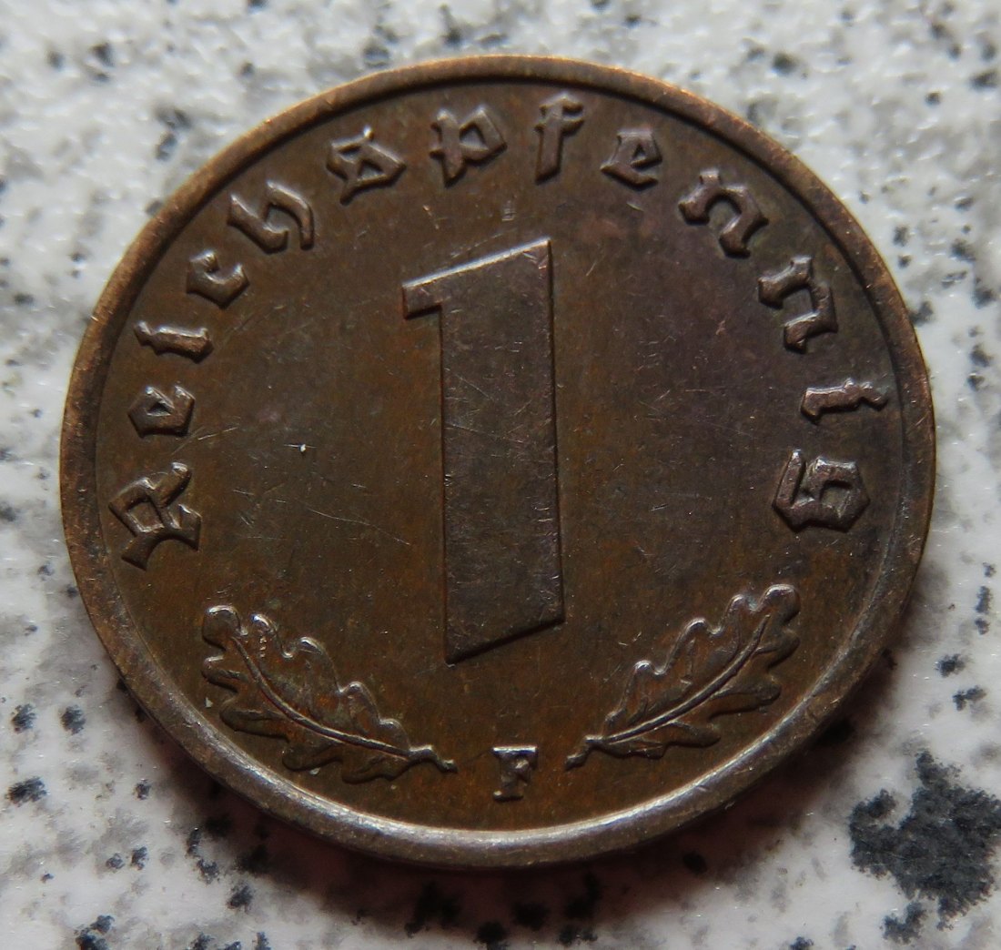  Drittes Reich 1 Pfennig 1937 F   