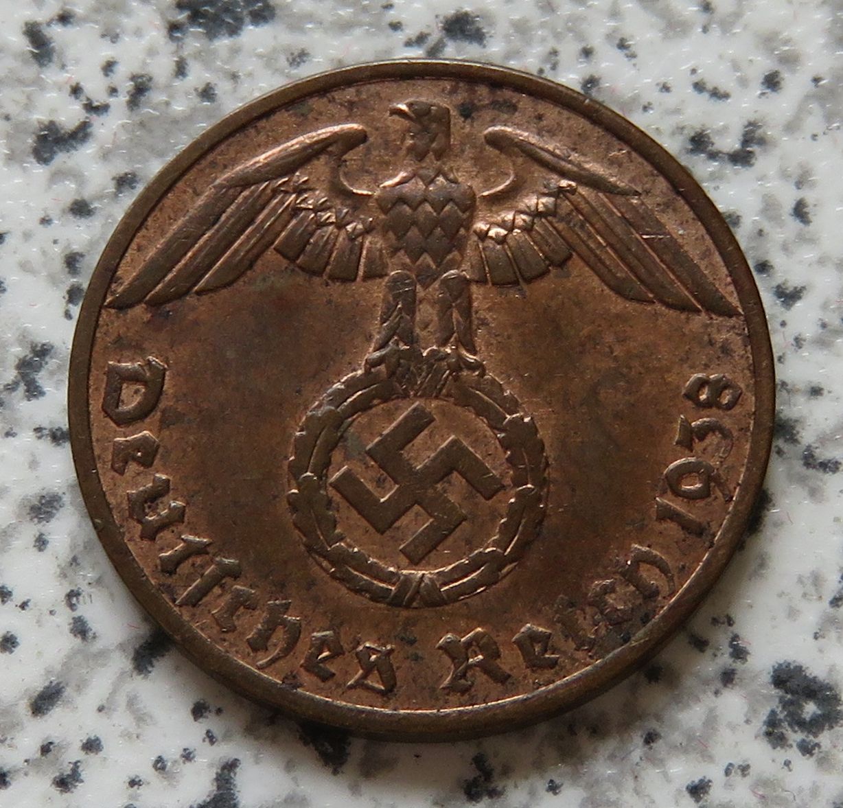  Drittes Reich 1 Pfennig 1938 A   