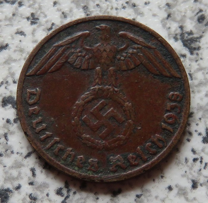  Drittes Reich 1 Pfennig 1938 D   