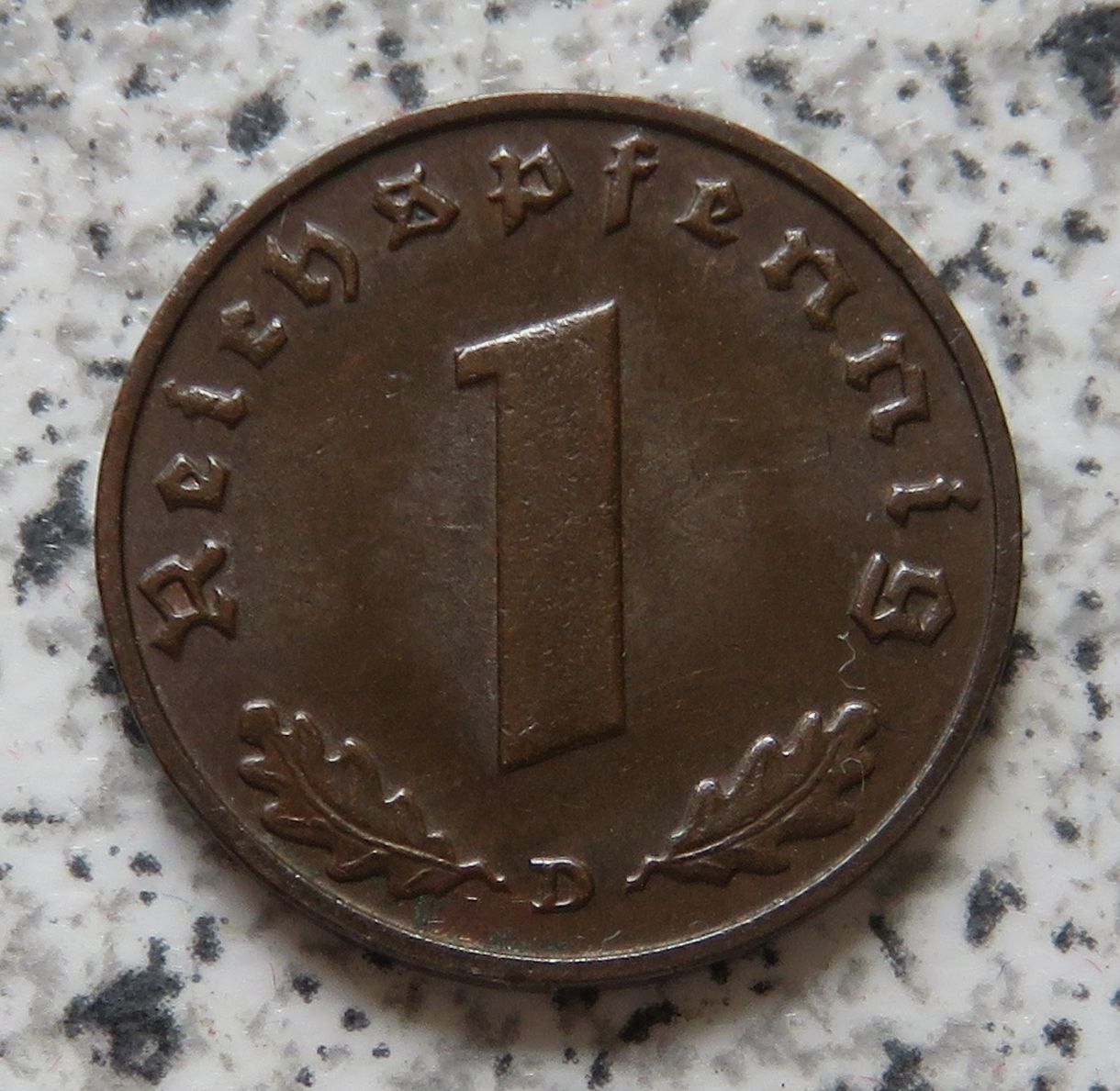  Drittes Reich 1 Pfennig 1938 D   