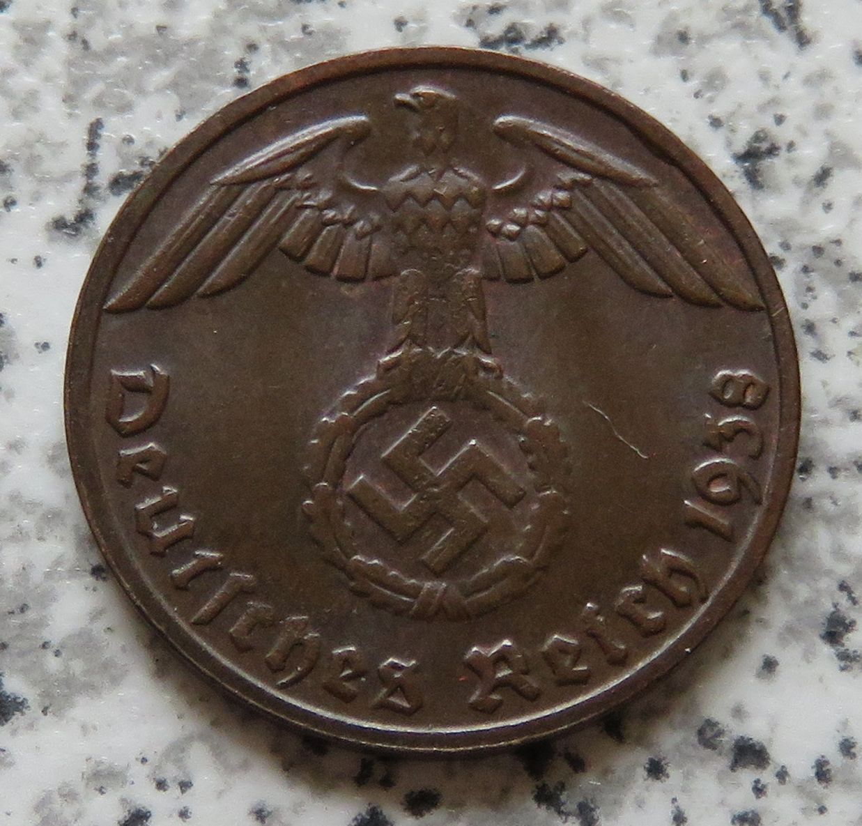  Drittes Reich 1 Pfennig 1938 D   