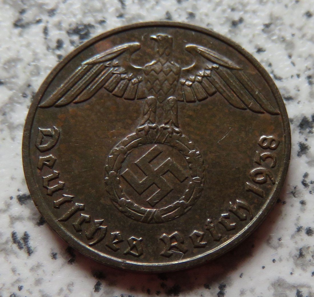  Drittes Reich 1 Pfennig 1938 E   