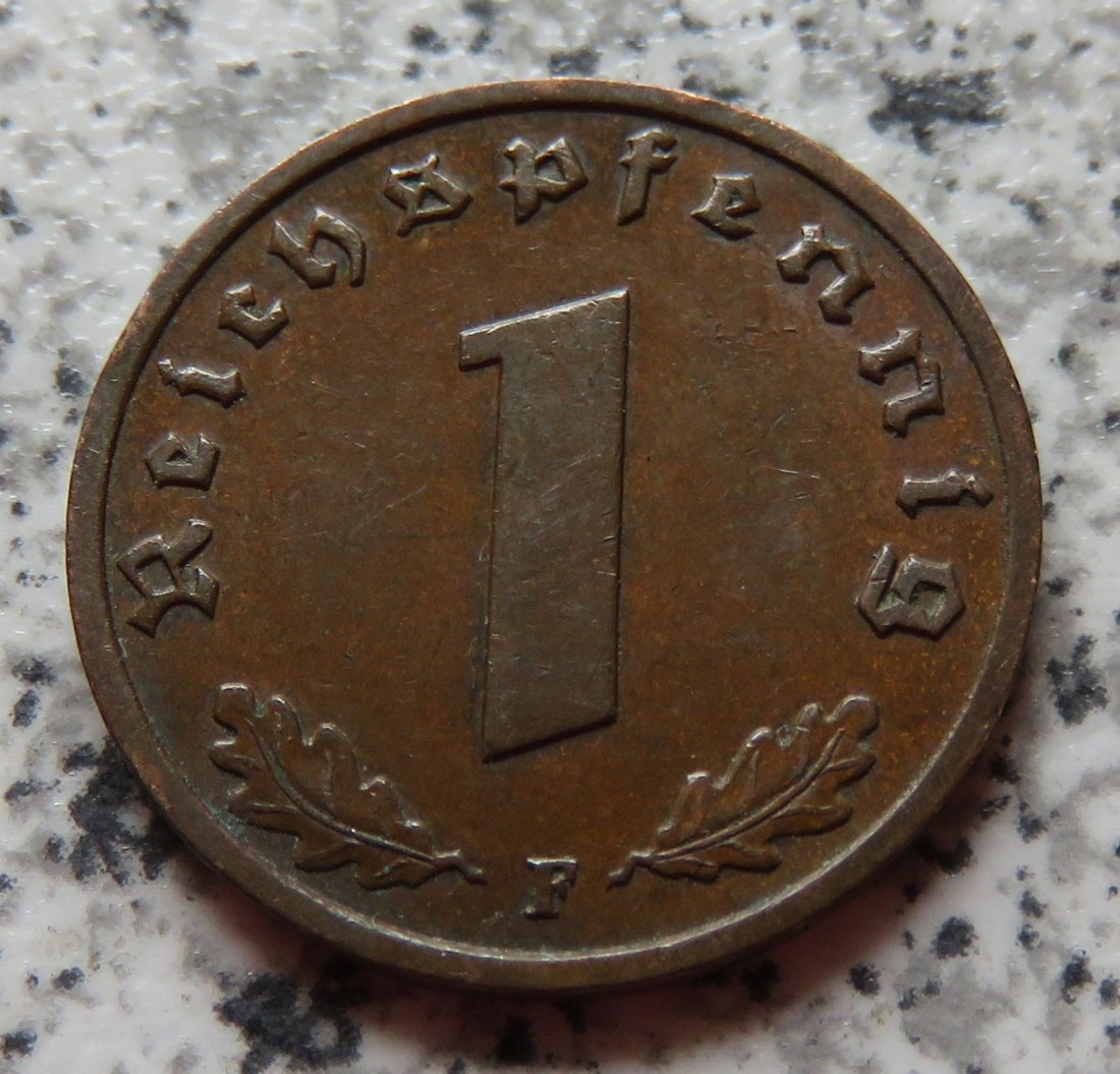  Drittes Reich 1 Pfennig 1938 F   