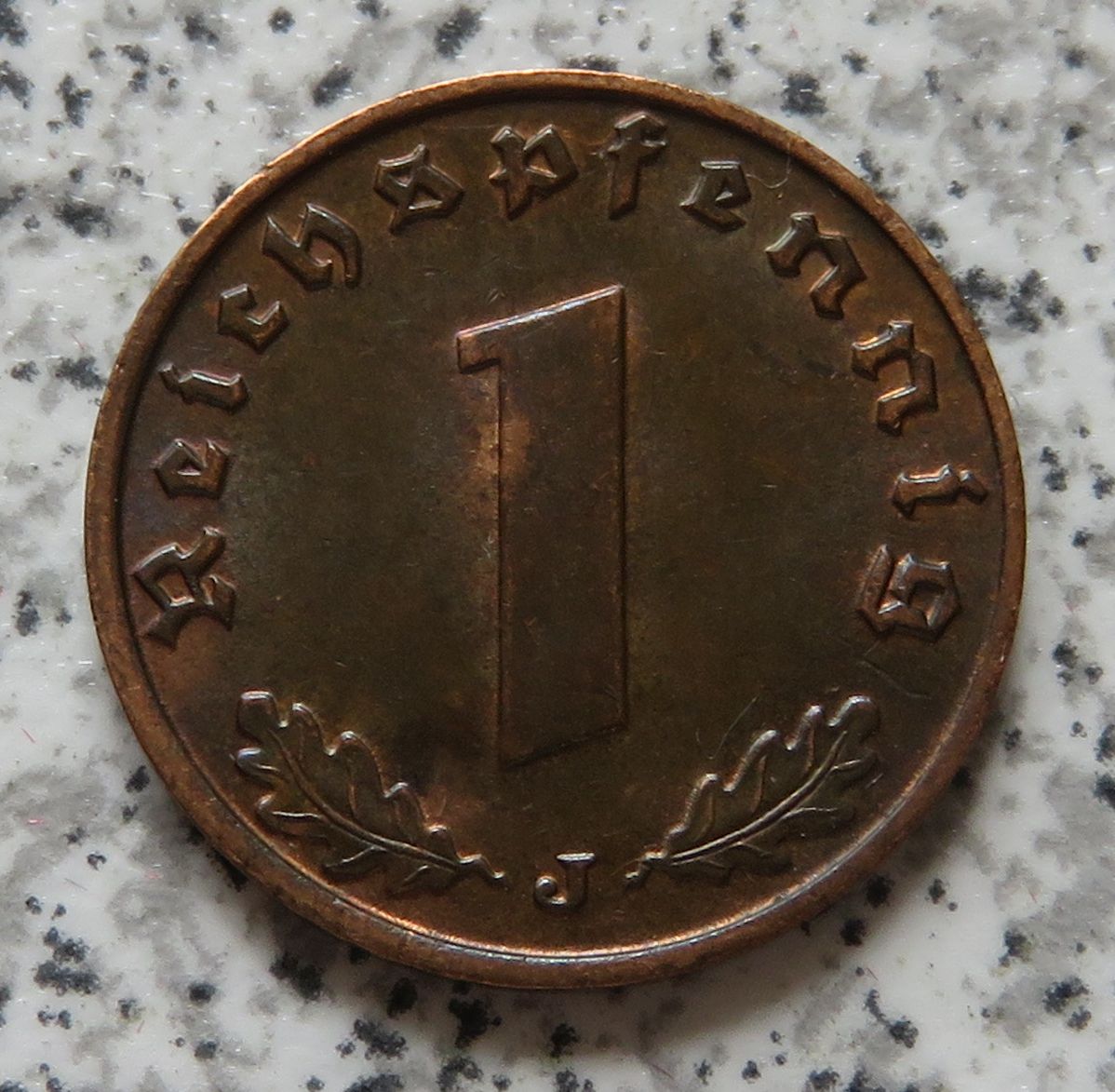  Drittes Reich 1 Pfennig 1938 J   