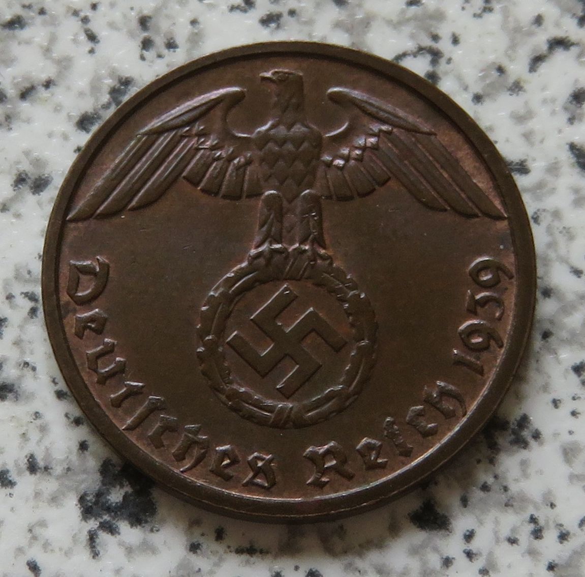  Drittes Reich 1 Pfennig 1939 D   