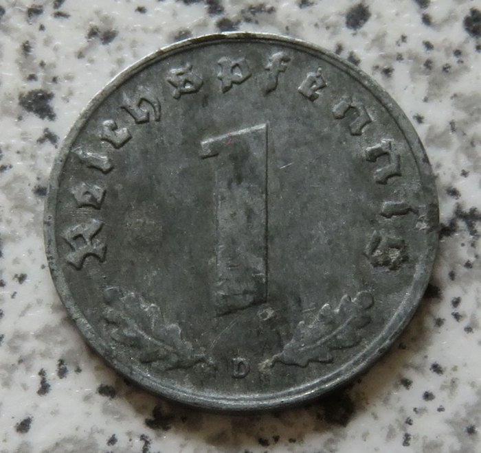  Drittes Reich 1 Pfennig 1942 D   