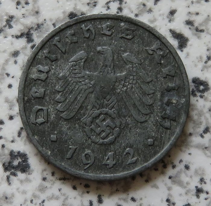  Drittes Reich 1 Pfennig 1942 D   