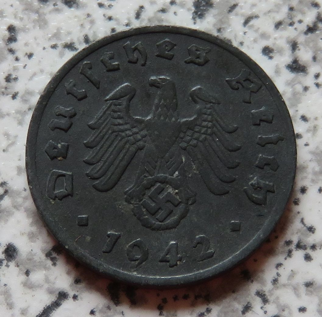  Drittes Reich 1 Pfennig 1942 G   