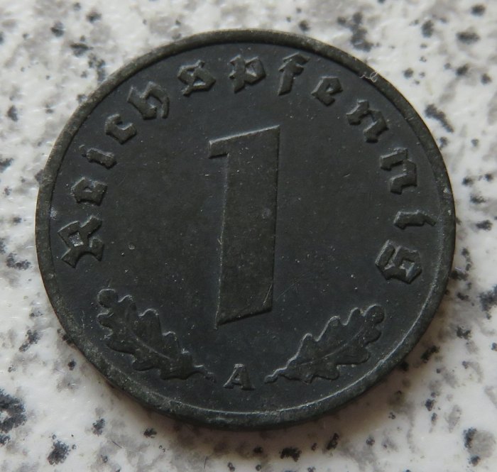  Drittes Reich 1 Pfennig 1943 A   