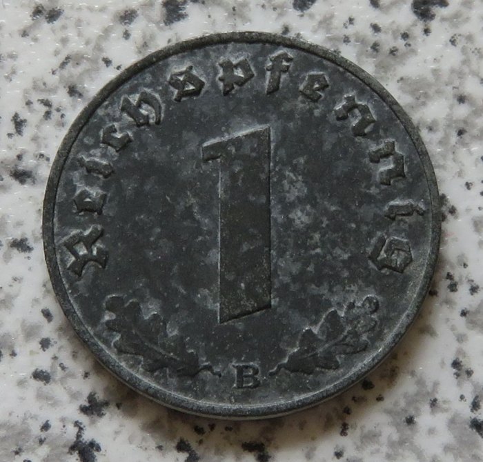  Drittes Reich 1 Pfennig 1943 B   