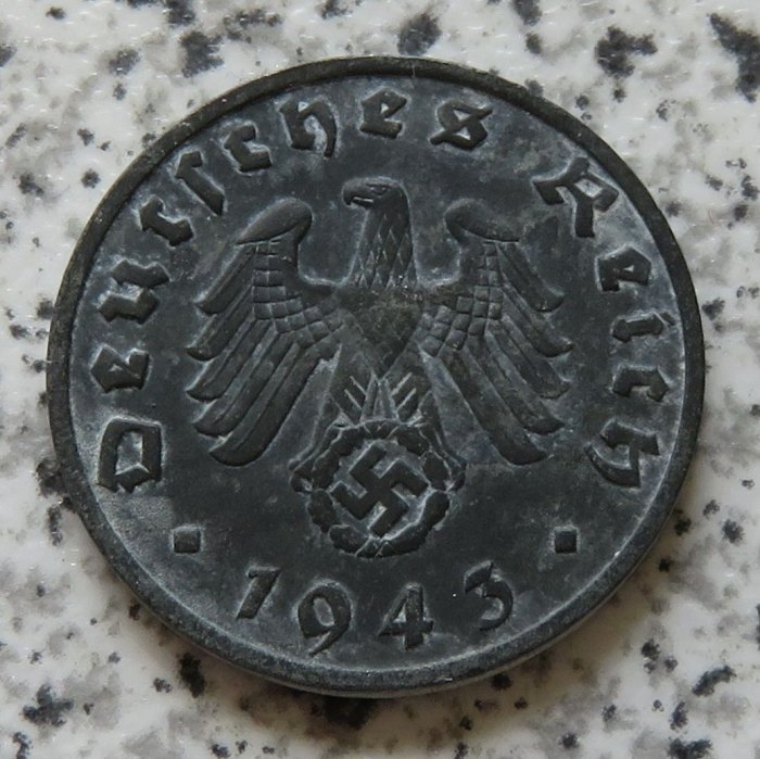  Drittes Reich 1 Pfennig 1943 B   