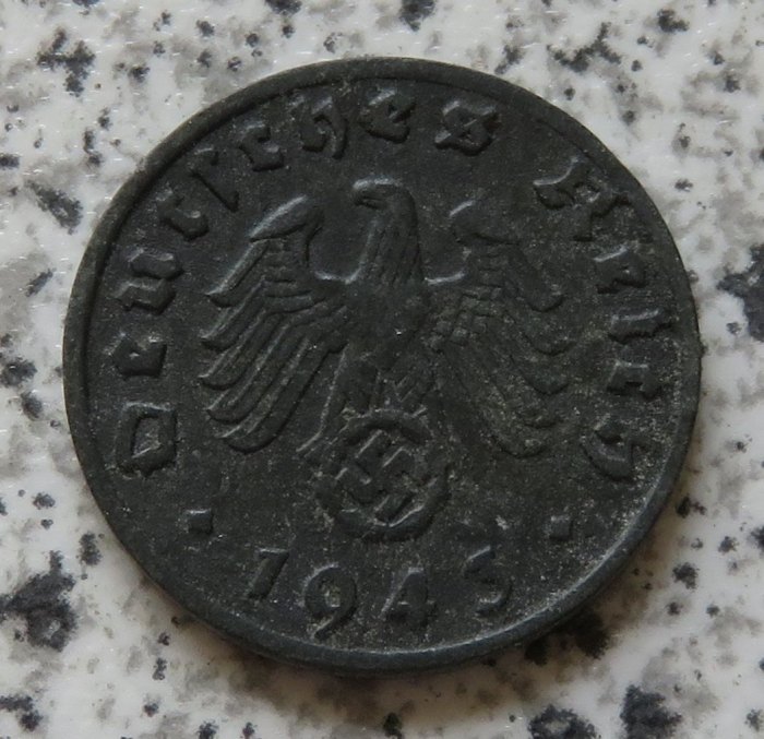  Drittes Reich 1 Pfennig 1943 D   