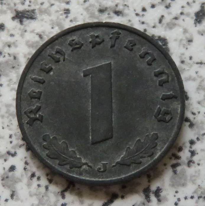  Drittes Reich 1 Pfennig 1943 J   