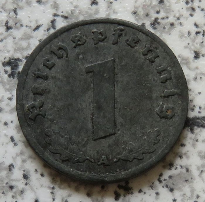  Drittes Reich 1 Pfennig 1944 A   