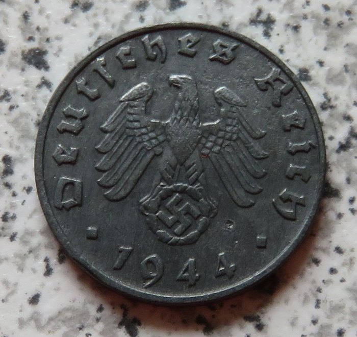  Drittes Reich 1 Pfennig 1944 B   