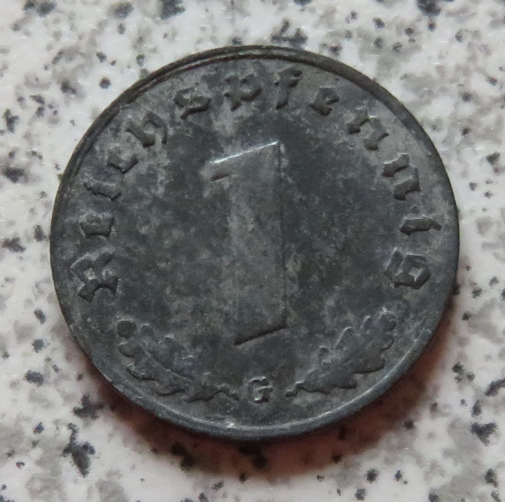  Drittes Reich 1 Pfennig 1944 G   