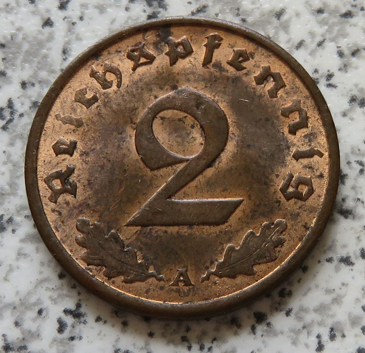  Drittes Reich 2 Reichspfennig 1937 A   