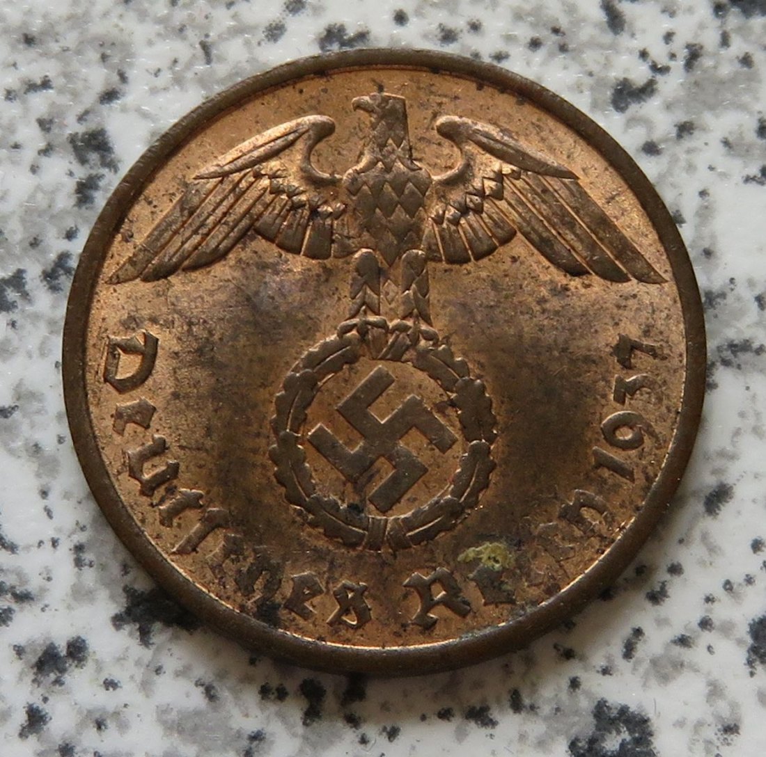  Drittes Reich 2 Reichspfennig 1937 A   